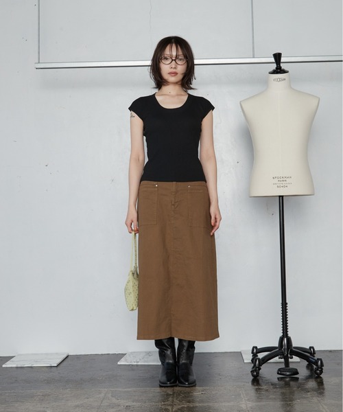 OFROOM ロング スカート 「2026秋冬新作」Work Long Skirt｜ワーク