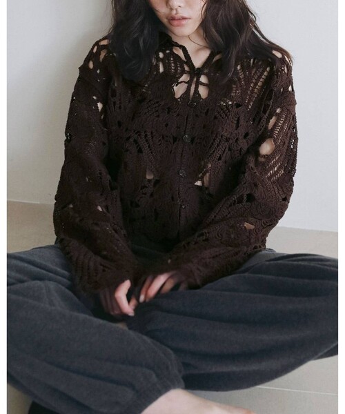 anuke（アンヌーク） ブラウス シャツ 「anuke/アンヌーク」Embroidery