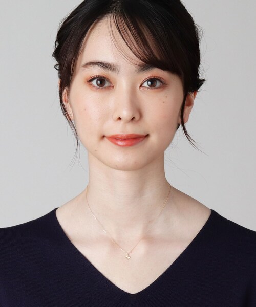 COCOSHNIK（ココシュニック） ネックレス K10極光ひし形 ネックレス