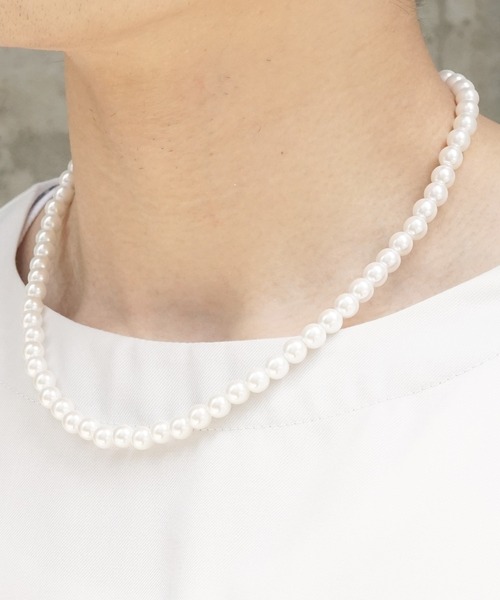 18kパールネックレス TASAKI - タサキ ネックレス パール 淡水真珠 4.4-4.8mm ミラー