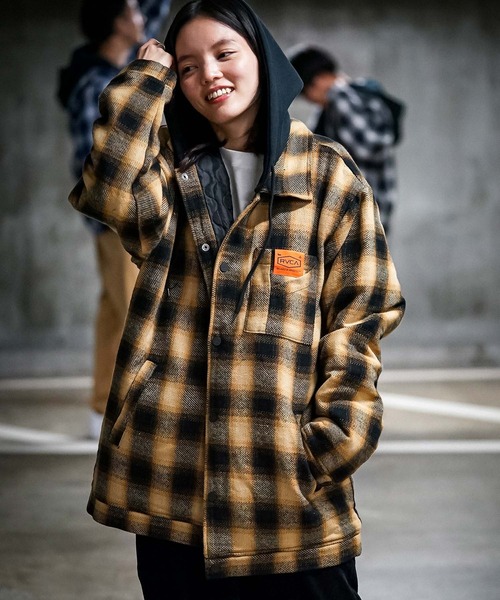 ジャケット ブルゾン Rvca メンズ Flannel Boa Shirt Jk ジャケット 21年秋冬モデル ルーカチェックボアシャツジャケ Zozotown Paypayモール店 通販 Paypayモール