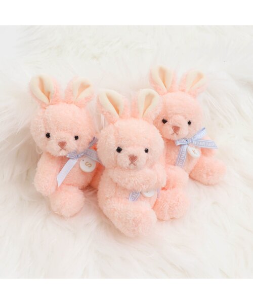 BREEZE キーホルダー イニシャルチャーム ウサギM キッズ