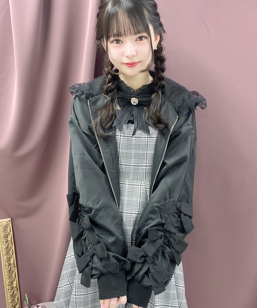 ROJITA（ロジータ） ジャケット ブルゾン リボンスリーブブルゾン