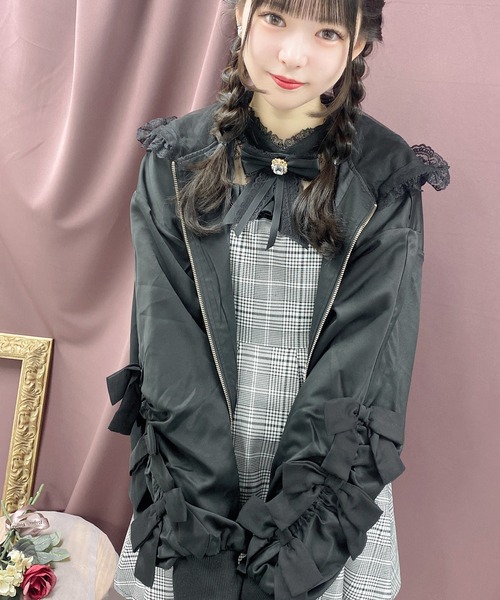 ROJITA（ロジータ） ジャケット ブルゾン リボンスリーブブルゾン