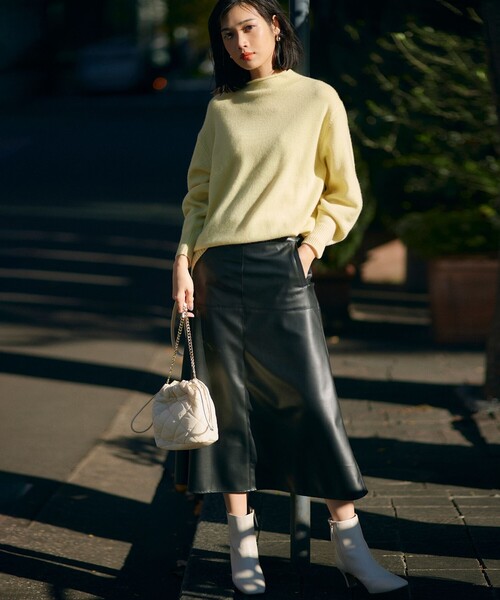 23区 ニット 「素敵なあの人掲載」ウールカシミヤブレンド