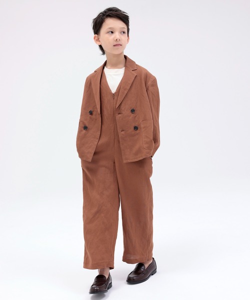 リネン✨リジェール　linen w jacket　ダブルジャケット リネンワークジャケット 