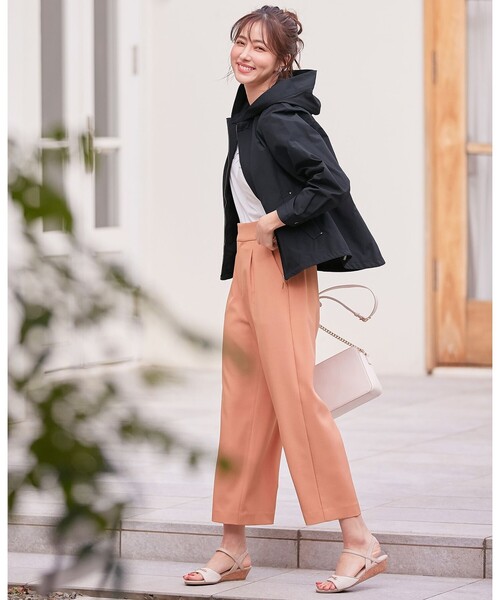 any SiS パンツ 「洗える」ベルトポイントワイド レディース