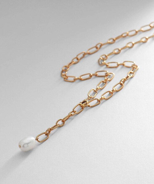 COCOSHNIK（ココシュニック） ネックレス シルバー バロックパール