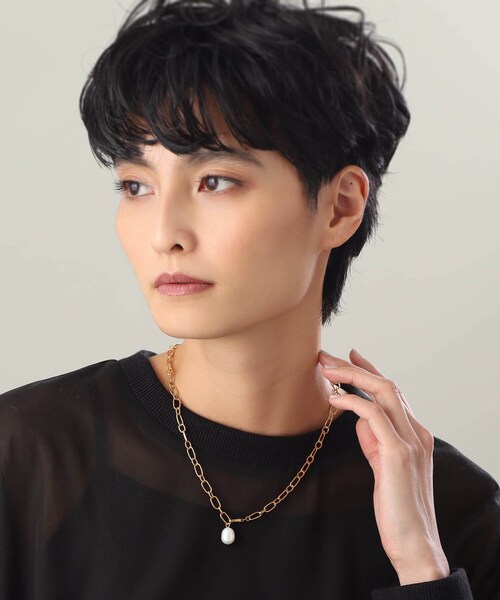 COCOSHNIK（ココシュニック） ネックレス シルバー バロックパール