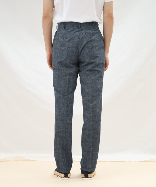 【新品未使用】タケオキクチ ストライプ裏地 パンツ LL TAKEO KIKUCHI スラックス 「抗菌防臭」COOL DOTS（R）ドビー