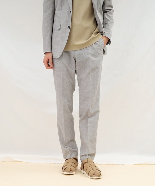 Dots Collective ジャケット＆パンツ セットアップ スラックス TAKEO KIKUCHI スラックス 「抗菌防臭」COOL DOTS（R）ドビー