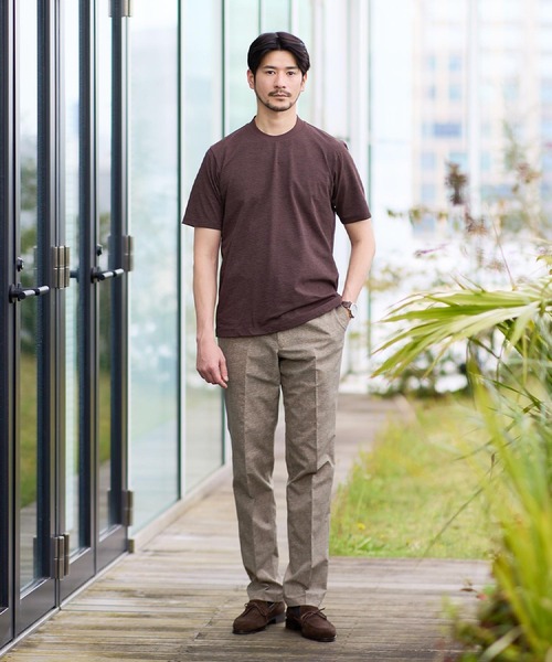 TAKEO KIKUCHI（タケオキクチ） スラックス 「抗菌防臭」COOL DOTS（R