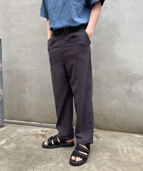 CIAOPANIC スラックス 「ZOZO限定」ベルト付きセミワイドスラックス