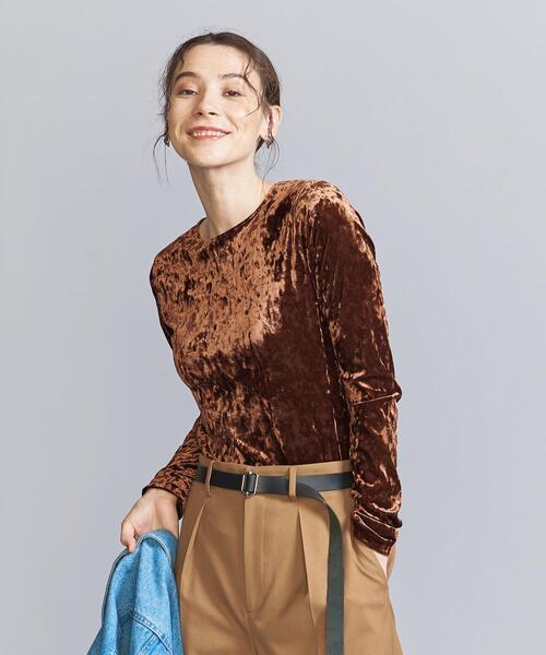 BoTT ベロアロングスリーブ ベロア ロングスリーブ カットソー