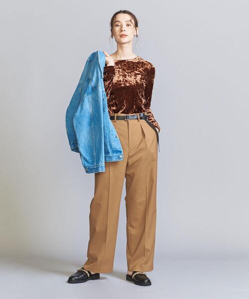 BoTT ベロアロングスリーブ ベロアロングスリーブ Tシャツ