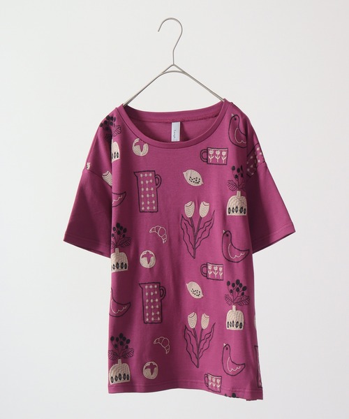 Emago tシャツ EMAGO 日常2色刺繍T 半袖 レディース : ZOZOTOWN