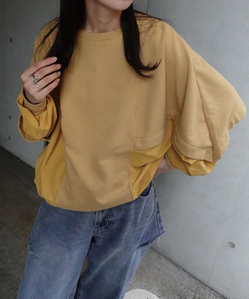 tシャツ ドルマン裏毛プルオーバー レディース HER. tシャツ ドルマン裏毛プルオーバー レディース : ZOZOTOWN