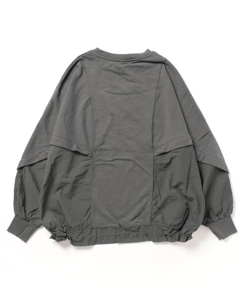 CORNERS tシャツ 裏毛ドッキングドルマンプルオーバー