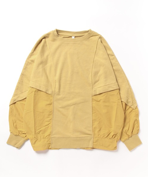 tシャツ 裏起毛ハイネックドルマンプルオーバー W レディース 楽天市場】プルオーバー レディース 配色ステッチルーズ