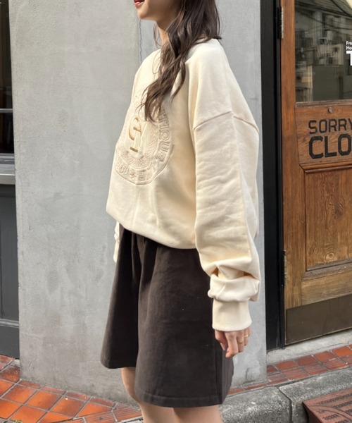 Sally Lunn トレーナー スウェット ロゴスウェットプルオーバー
