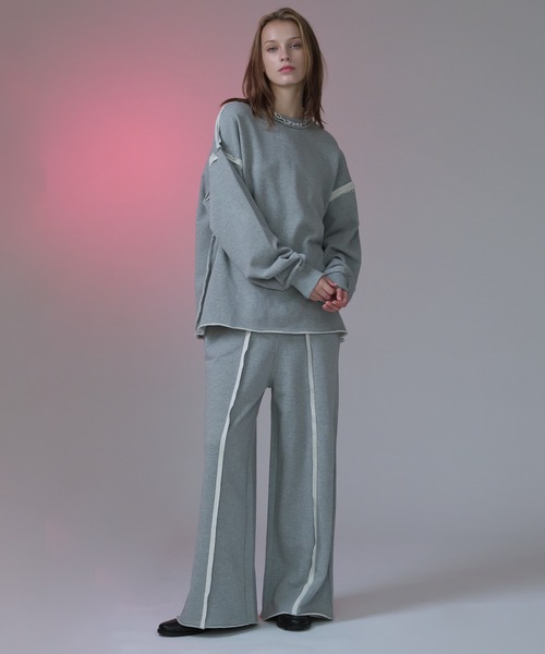トレーナー スウェット インサイドアウトロゴスウェット レディース selle glant トレーナー スウェット INSIDEOUT PULLOVER