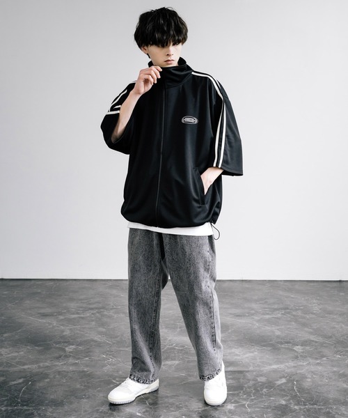 Rocky Monroe ジャケット ブルゾン オーバーサイズ半袖トラック
