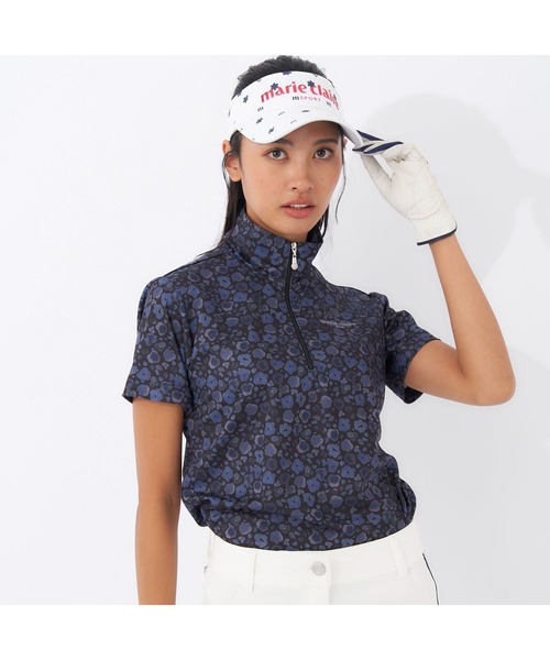 マルボン ゴルフウェア レディース ハイネックTシャツ Tシャツ 2点セット マルボンゴルフウェア レディース ハイネックTシャツ+丸首T