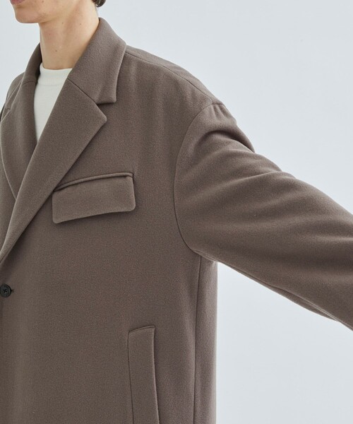 CULLNI tシャツ Lamb Wool Melton Tie Locken Coat メンズ : ZOZOTOWN