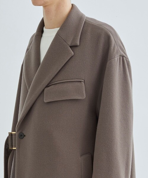 CULLNI（クルニ） tシャツ Lamb Wool Melton Tie Locken Coat メンズ