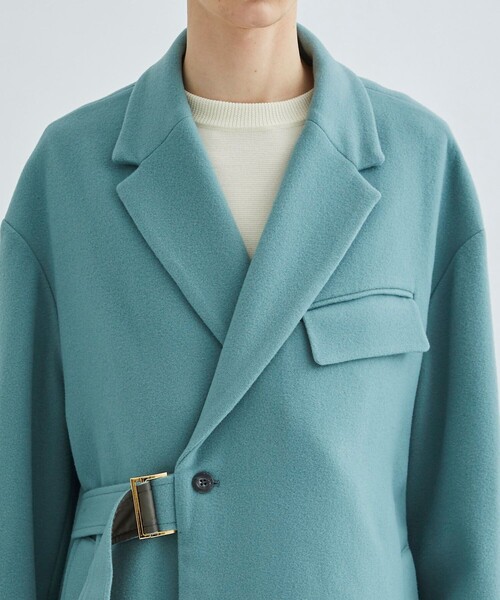 CULLNI（クルニ） tシャツ Lamb Wool Melton Tie Locken Coat メンズ