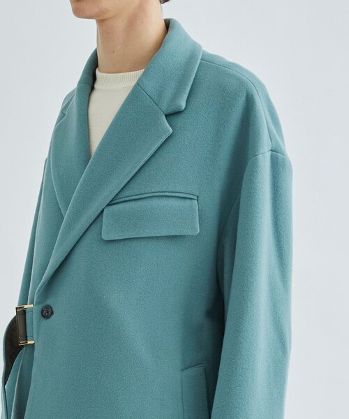 CULLNI（クルニ） tシャツ Lamb Wool Melton Tie Locken Coat メンズ