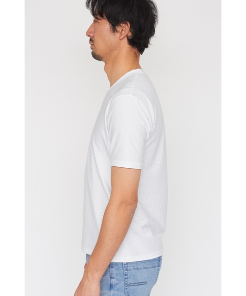 HIGH STREET tシャツ STREET∴RIPAウェーブパターン半袖Vネック