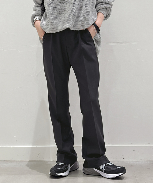 AP STUDIO パンツ スラックス スリムフレアパンツ レディース