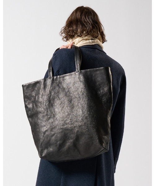 wjk トートバッグ KOBE LEATHER big tote bag メンズ レディース