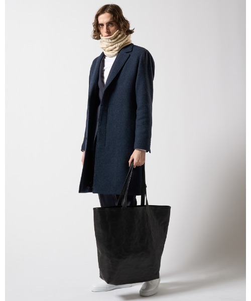 wjk レザー 大容量 軽量 トートバッグ 黒 ブラック wjk トートバッグ KOBE LEATHER big tote bag メンズ レディース