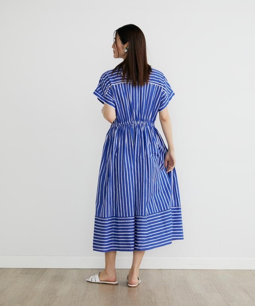 ワンピース 80ローンミラクルウェーブ ストライプワンピース  