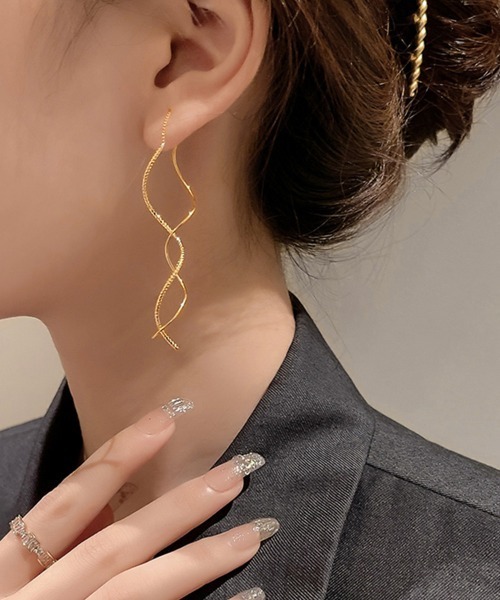 ete（エテ） ピアス K18YG パーティクル ピアス レディース : ZOZOTOWN