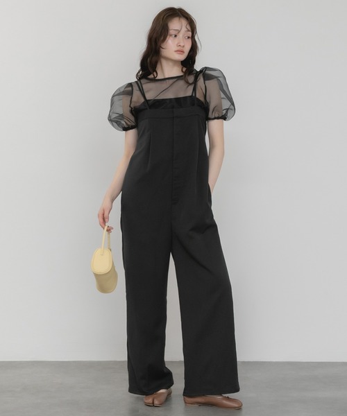 HEILIS サロペット オーバーオール ツイルベアトップサロペット