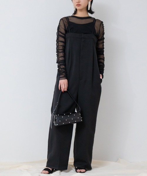 HEILIS サロペット オーバーオール ツイルベアトップサロペット