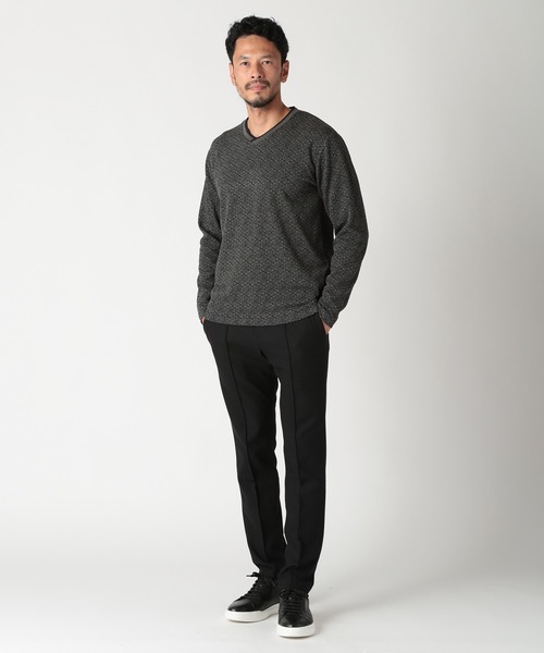 MEN'S BIGI（メンズビギ） スラックス TR起毛ピンドットストレッチ