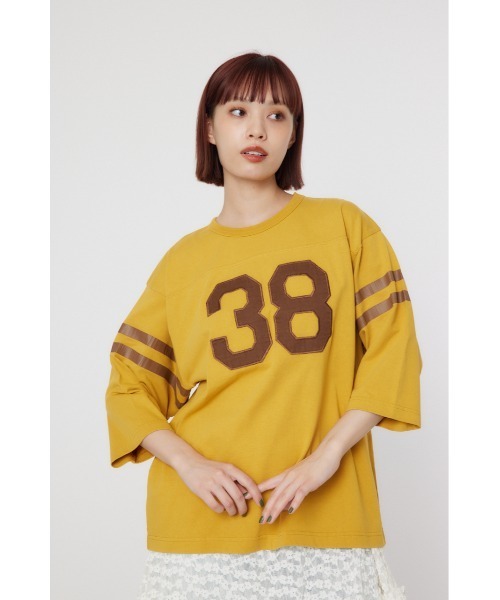 ★日本未入荷*PULL&BEAR*新作*Goodyear フットボールシャツ/GN★ RODEO CROWNS WIDE BOWL tシャツ GOOD OLD CLフットボールシャツ