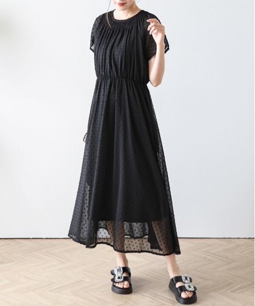 美品 ShareSpirit シェアースピリット シルク 楊柳 ワンピース 美品 ShareSpirit シェアースピリット シルク 楊柳 ワンピース