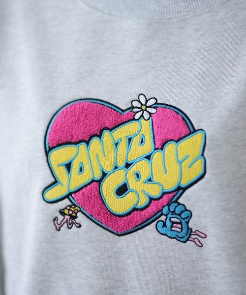 トレーナー スウェット 「ムラサキスポーツ限定」SANTACRUZ/サンタクルーズ サガラ刺繍 スウェット 502243333 レディース SANTA CRUZ トレーナー スウェット 「ムラサキスポーツ限定
