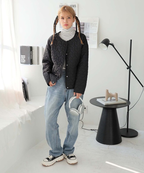 Callaway レディース ハートキルティングジャケット ダウンコート ダウンジャケット ハートキルティングジャケット