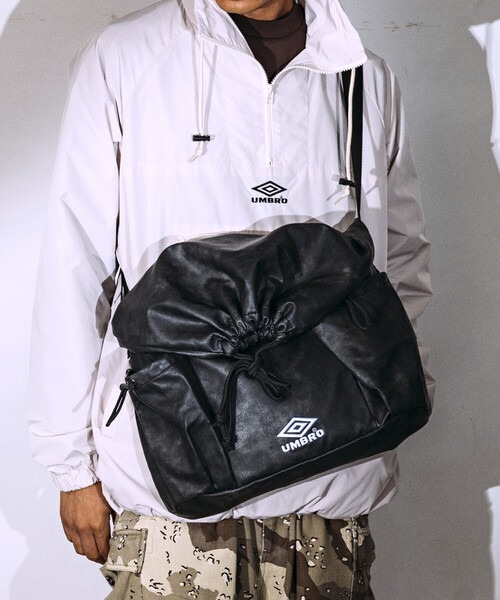 umbro ショルダーバッグ 黒(斜めショルダー) UMBRO/アンブロ 別注 Nylon Shoulder Bag/ナイロン ショルダー