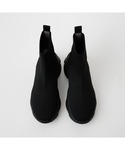 ショート ブーツ 「撥水加工」軽量ニットソック...の詳細画像4