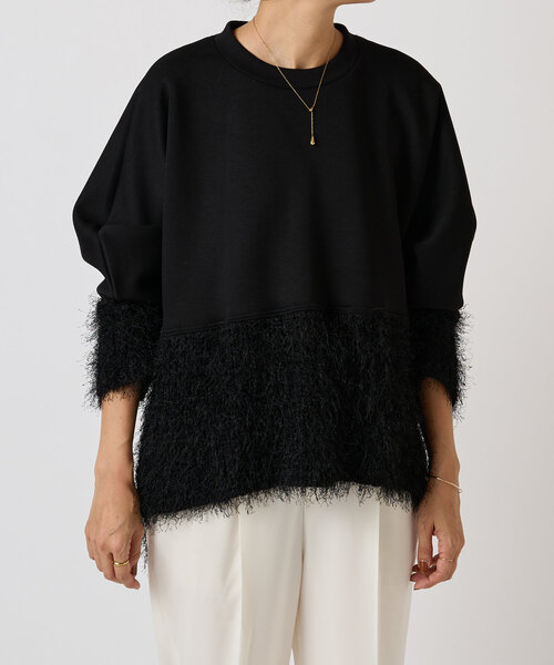BEARDSLEY（ビアズリー） tシャツ ファンシーニットコンビプルオーバー