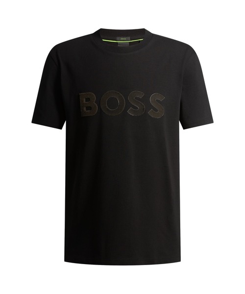 BOSS（HUGO BOSS） tシャツ ラージロゴ ストレッチコットン T