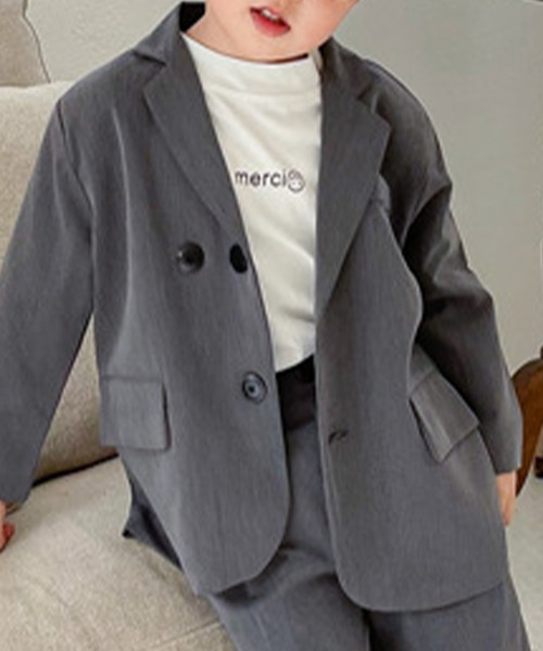 DAY CLOSET セットアップ キッズスーツ 長袖ジャケット+ゆったり