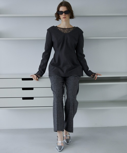 ブラウス シャツ 2WAY CONSCIOUS  PULLOVER/ツーウェイコンシャスプルオーバー レディース JOSE MOON ブラウス シャツ 2WAY CONSCIOUS PULLOVER/ツーウェイ